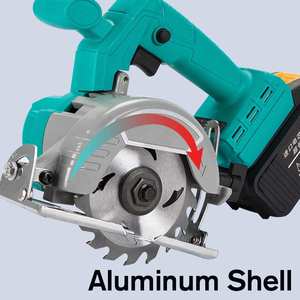 7in Lithium Battery <b>Power</b> Cordless Circular Saw Wood Metal Stone Cutting <b>Tools</b> 165mm Rechargeable Cordless Circular Saw - Product Image 3