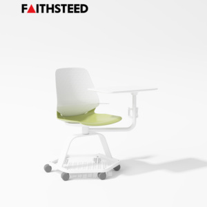 Chaise <span class=keywords><strong>de</strong></span> formation en maille respirante avec tablette d'écriture, roulettes et couleur personnalisable pour mobilier <span class=keywords><strong>de</strong></span> <span class=keywords><strong>bureau</strong></span> et salle <span class=keywords><strong>de</strong></span> classe - Product Image 5