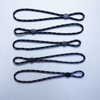 Dragonne courte personnalisée anti-perte en corde de polyester tressée, écologique, pour clé USB, lampe torche, bouteille d'eau, jouet