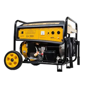 Direct Factory Sale Portable Open Frame 1 Phase Electric Start Gasoline Generator 8kw