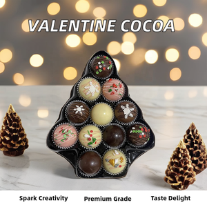 Ngày Valentine bom sô cô la nóng hình dạng rắn bóng Fudge Caramel ca cao với kẹo dẻo Mứt hạt - Product Image 2