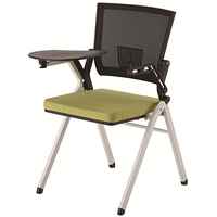 Ventes directes d'usine de meubles de bureau d'accoudoir pliable de haute qualité chaise de bureau de réunion à dossier inclinable