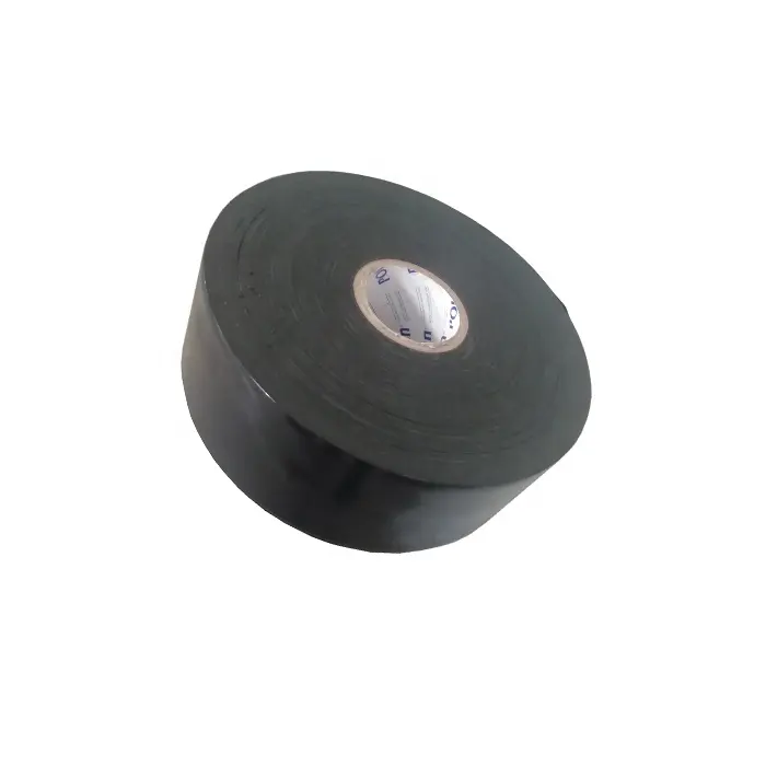 MENGSHAN 980-15 siyah renk genişliği 50 mm butil kauçuk soğuk uygulamalı iç sarma bandı petrol gaz boru hattı için