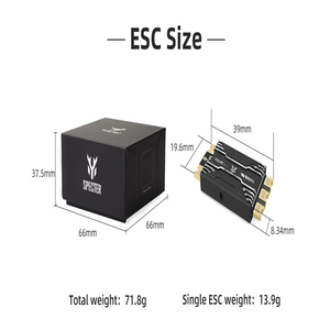 HGLRC SPECTER 90A ESC Dual MOS Support BL32 ESC Telemetry 2-8S pour drone FPV RC X8 X4 et XCLASS de niveau professionnel - Product Image 5