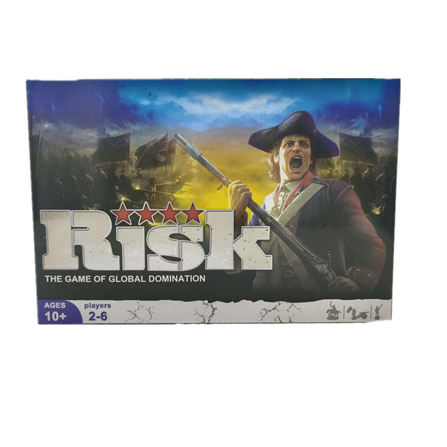Factory New Arrival Cross Border Hot Selling Children and Adults RISK Board Card Game Classic Interactive Tabletop Toys