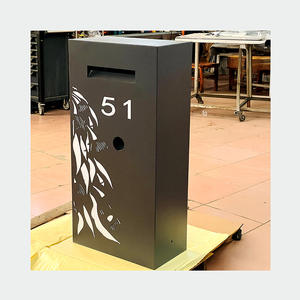 ตู้ไปรษณีย์แบบตั้งพื้นแนวตั้ง - แสดงหมาย<span class=keywords><strong>เลข</strong></span>บ้านแบบกำหนดเอง ทนทานต่อสภาพอากาศ - Product Image 2