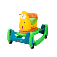 Voiture à pédales amusante pour enfants Mishore, modèle Larva, avec ressort anti-retournement, en plastique, produit original