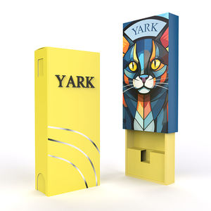 กล่องใส่ตลับแบบสามเหลี่ยมทรงกลมแบบกำหนดเอง ป้องกันเด็กเปิดได้ พร้อมฐานเปิด - Product Image 3