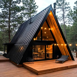 Casa Triangolare Prefabbricata di Lusso a Forma di A, Moderna per Hotel e Resort, Prezzo di Fabbrica - Product Image 1