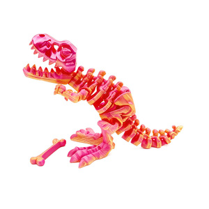 Squelette de T-Rex imprimé en 3D avec mâchoire articulée, figurine STEM, décoration de bureau flexible, cadeau pour les 7 ans et plus, fabriqué en Chine, best-seller transfrontalier - Product Image 5