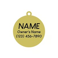 Etiqueta de perro personalizada para cachorros, etiqueta de acero inoxidable con grabado para mascotas, letras personalizadas, esmalte duro, etiqueta de identificación de nombre de perro