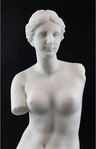Statue de Milo, en résine polyrésine naturelle, résine, résine Papier peint de marbre moulé à froid, Premium, 11 pouces Garde-tête de qualité, british Museum - Product Image 3