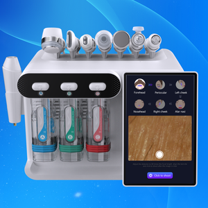เครื่องดูดสิวเสี้ยนแบบ 8 in 1 พร้อมฟังก์ชั่นออกซิเจนเจ็ท บับเบิ้ล ไฮดรา ไฮโดรเดอร์มาเบรชั่น ทำความสะอาดผิว ฟื้นฟูผิว ลอกผิว และกำจัดสิวเสี้ยน - Product Image 1