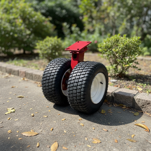 Nouvelle Arrivée <span class=keywords><strong>Roue</strong></span> Pivotante Pneumatique en Caoutchouc et Métal de 16 Pouces, Robuste avec Forte Adhérence, Capacité de Charge de 800-1000 kg - Product Image 2