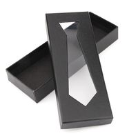 Boîte à cravates en gros, boîte d'emballage personnalisée avec votre logo, boîte cadeau pour cravates