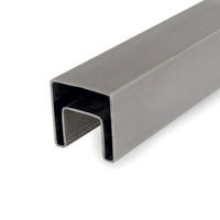 304L Tuyau carré médical 20x20-80x80mm Tube intelligent chirurgical antibactérien à nano-revêtement pour les bras de chirurgie robotique Classe FDA