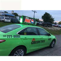 Pantalla LED para Exteriores P5 a Todo Color de Alta Definición con Módulos 4G, Cartel Digital para Taxis, Centro Comercial Móvil de Alto Brillo