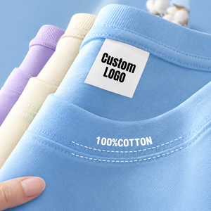 <b>Men's</b> Plain Cotton <b>T</b>-<b>Shirt</b> Crew Neck Short Sleeve Oversized Regular Fit Breathable Eco-Friendly Custom Logo Available - Product Image 1