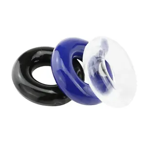 3 pz/set Cock Ring Penis Sleeve Sex Products Silicone Black/White Sex toys for Men maschio Penis Ring Delay eiaculazione