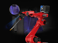 Robot de Soldadura Flexible para Rieles Terrestres UA-AW-7 con Posicionador para Soldadura de Vigas H, Vigas de Grúa, Vigas de Caja y Estanterías de Paletización