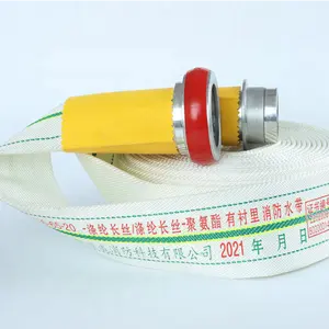 Factory direct sales strong polyester rubber 65 lined with fire hose