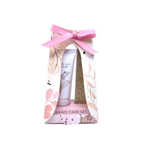 OEM Provider femminile ideale regalo floreale profumato Multi uso crema per le mani Set con crema per le mani e lima per unghie per mani e piedi cura - Product Image 3