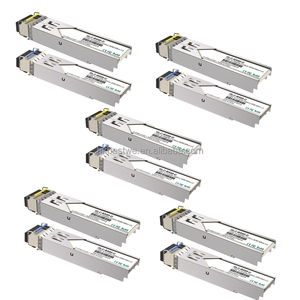 Módulo Óptico SFP Gigabit de Fábrica China, SMF, Fibra Única, LC, Transmisión de 60KM - Product Image 1
