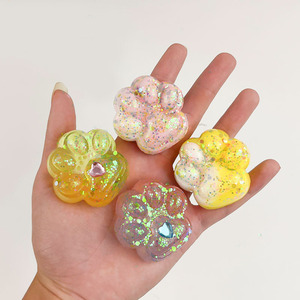 Cadeau drôle animal <span class=keywords><strong>Mochi</strong></span> Stress <span class=keywords><strong>pas</strong></span> <span class=keywords><strong>cher</strong></span> chaud Kawaii mignon plastique souple TPR Squishy presser chat patte Capsule jouet - Product Image 6