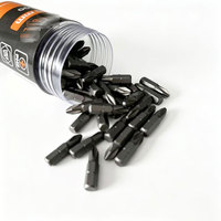 Puntas de Destornillador Phillips de Acero S2, Varios Tamaños Disponibles, Vástago Hexagonal de 1/4'', 25 mm, 100 Piezas, Estuche Rígido, Brocas Industriales OEM