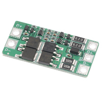 Carte BMS de batterie LiFePO4 2S 10A avec équilibrage de charge et de décharge et protection de circuit 7.4V