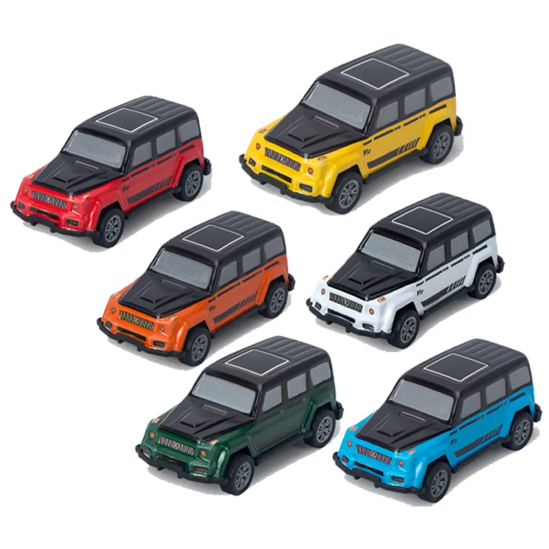 QS precio bajo Mini aleación Diecast modelo coche juguetes Multi estilo tamaño pequeño Metal tirar hacia atrás simulación vehículo juguetes para niños regalo