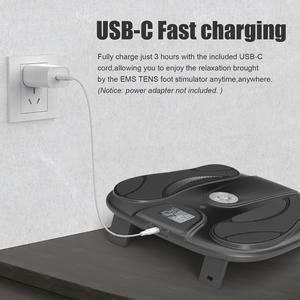 Pemijat kaki silikon portabel, keluaran baru portabel sirkulasi darah denyut nadi pintar pereda nyeri untuk pijat kesehatan neuropatik diabetes - Product Image 2