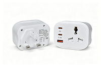 Adaptateur de prise UK avec USB Type-C 12W à charge rapide (2.4A) et protection de sécurité