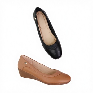 Zapatos de Tacón Medio con Plataforma y Punta Redonda para Mujer, Novedades de Verano 2024, OEM ODM, Parte Superior de PU, Forro de Algodón, Suela de Goma - Product Image 2