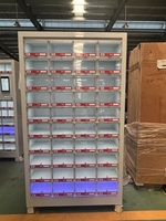 Distributeur automatique réfrigéré avec casiers, distributeur automatique intelligent de matériaux avec casiers, distributeur automatique de produits en forme de casier, distributeur automatique d'œufs