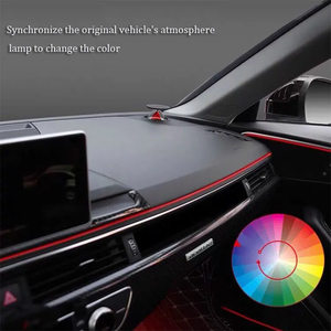 Haut-parleur tweeter de levage 32 couleurs pour <span class=keywords><strong>Audi</strong></span> <span class=keywords><strong>A4</strong></span> A5 A6 A7 Q5 Q7 Q8 C7 C8 B9 tableau de bord de voiture LED klaxon électrique - Product Image 4