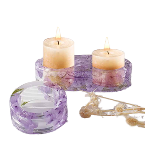Stampo in Silicone Multicavità Portacandele Circolare di Alta Qualità in Resina per Decorazione Casa e Artigianato Fai-da-Te in Resina - Product Image 5