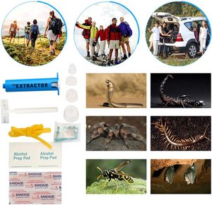 Saferlife trousse de premiers soins d'urgence pour les morsures de serpent piqûres d'abeilles extracteur de <span class=keywords><strong>venin</strong></span> pompe d'aspiration Bonus CPR écran facial pour la randonnée - Product Image 4