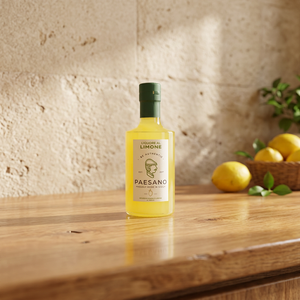Best Italian <b>Limoncello</b> Lemon <b>Liqueur</b> Paesano Handcrafted 250ml Glass Bottle High Fruit Content 25% Alcohol Yellow Sicilian - Product Image 2