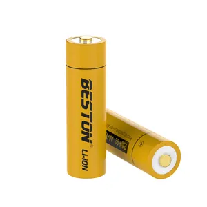 बेस्टन उच्च प्रदर्शन 4 कोशिकाओं 1.5v रिचार्जेबल एए बैटरी के लिए बड़ी क्षमता बैटरी 1500 चक्र के लिए