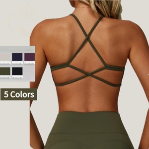 Nouveau Style nu sentiment beauté dos Yoga soutien-gorge sous-vêtements course en plein air Fitness gilet avec coussin de poitrine - Product Image 1