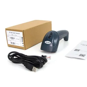Беспроводной сканер штрих-кода CMOS 1D/2D, ручной сканер штрих-кода для счетов, сканер Qr-кода, USB-платеж