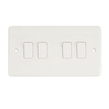 VNX Bakelite High Quality UK Bakelite 10A 1 Gang 2 Way Slim Plate Electrical Switch Wall Switch