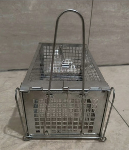 Piège-cage humain pour attraper des rongeurs vivants, en fer, pour souris et rats, pour <span class=keywords><strong>la</strong></span> <span class=keywords><strong>maison</strong></span> et le jardin, réutilisable, pour le contrôle des nuisibles et <span class=keywords><strong>la</strong></span> capture avec appât - Product Image 5