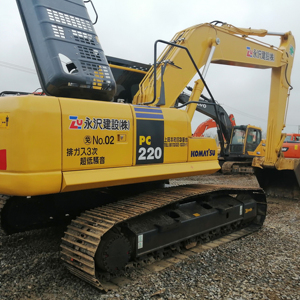 Pompe hydraulique d'excavatrice de chenille de la PC220-8 22TON de KOMATSU utilisée par original du Japon de bonne qualité représentation fiable pour la vidéo - Product Image 1