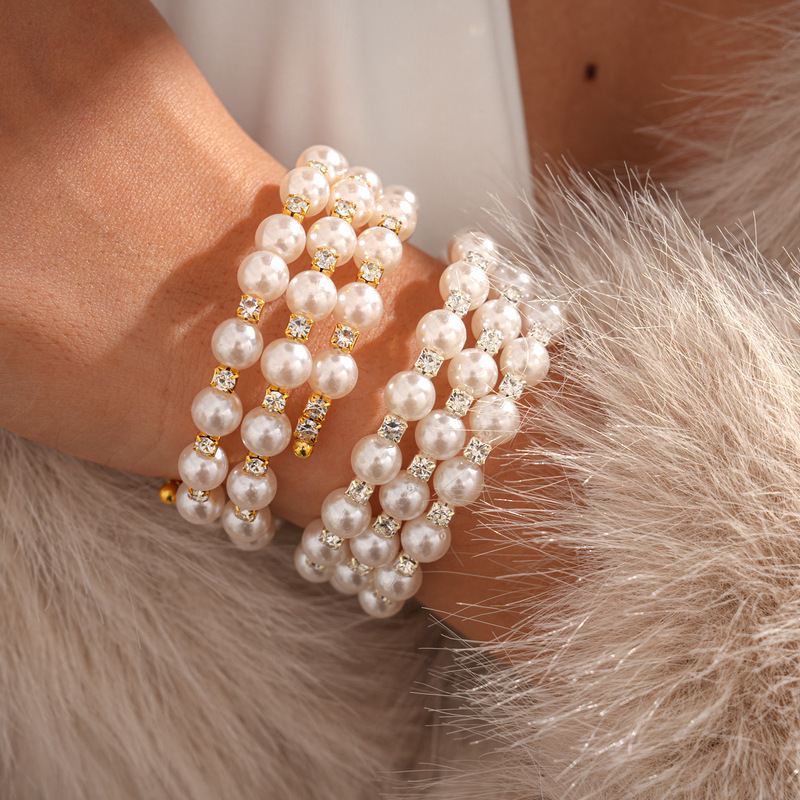 Bohemian style Natural Stone Freshwater Pearl