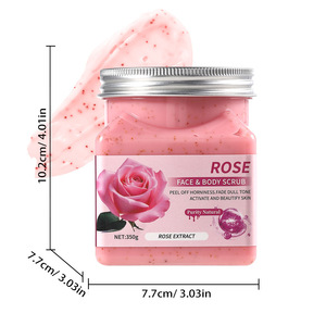 Venta caliente 350g Etiqueta privada Ácido Kójico <span class=keywords><strong>Exfoliante</strong></span> <span class=keywords><strong>de</strong></span> azúcar Mango Aloe Vera Coco Cúrcuma <span class=keywords><strong>Exfoliante</strong></span> facial <span class=keywords><strong>y</strong></span> corporal - Product Image 6