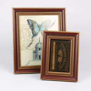 Manufacturers Provide Rustic Picture Photo Frame European Retro Solid Wood Stand Photo Frame - Product Image 6