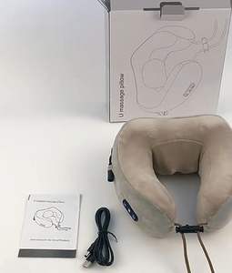 Grosir Pabrik bantal pijat Shiatsu leher listrik panas portabel untuk dukungan kiropraktik serviks mobil rumah - Product Image 5