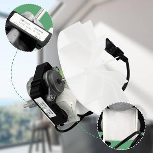 مروحة شفط للحمام منزلية من الألومنيوم تعمل بالتيار المتردد 110 فولت 0.8 واط طراز <span class=keywords><strong>DR</strong></span> SM550 - Product Image 2